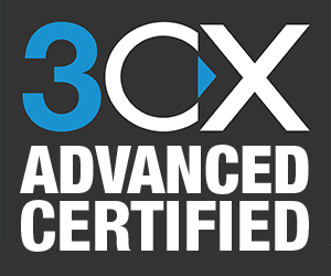 Officiële 3CX Advanced Certified-badge