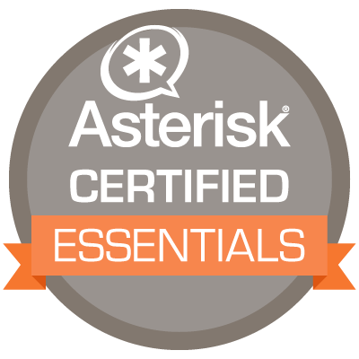 Officiële Asterisk Certified Essentials-badge